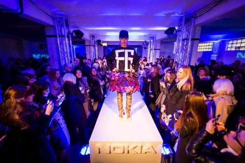 Nokia Interactive Skirt at London Fashion Week