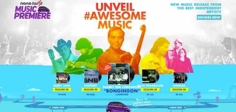 Songdew Premieres Tata Nano Twist Music in India