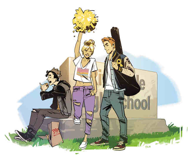 Archie promotional artwork by series artist Fiona Staples.