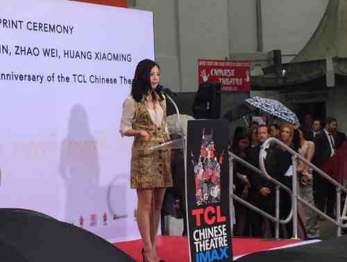 Chinese Actors Honored at TCL Chinese Theatre in Hollywood