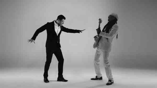 Emin and Nile Rodgers, "Boomerang" video shoot 2015