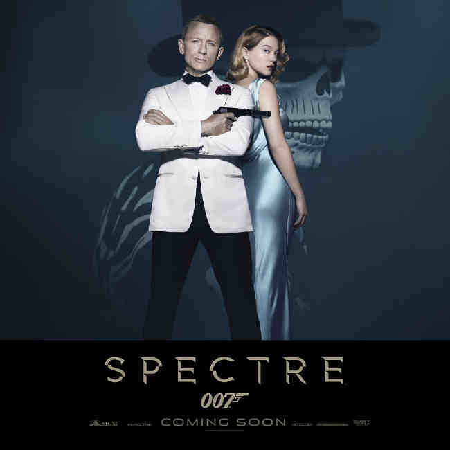 Spectre Artwork Features Daniel Craig and Léa Seydoux