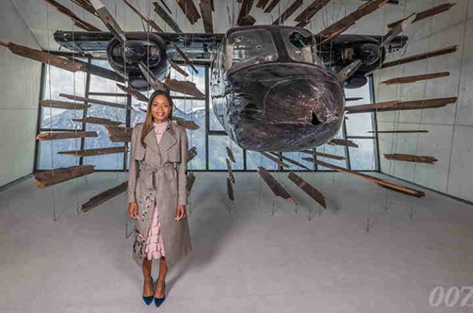 Naomie Harris Opens James Bond Exhibition in Austria
