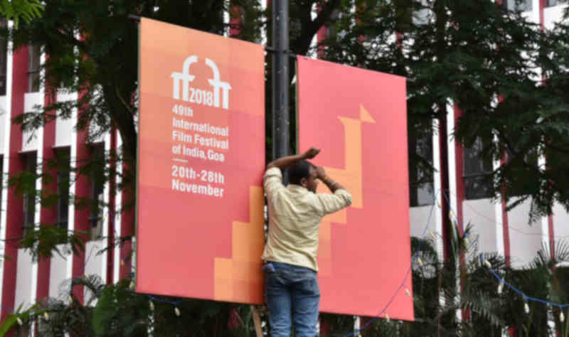 Goa prepares to welcome the 49th International Film Festival of India (IFFI-2018), in Panaji, Goa on November 19, 2018. Photo: PIB