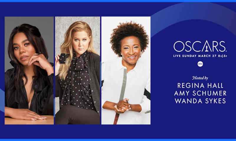 Regina Hall, Amy Schumer and Wanda Sykes to Host 2022 Oscars. Photo: The Academy