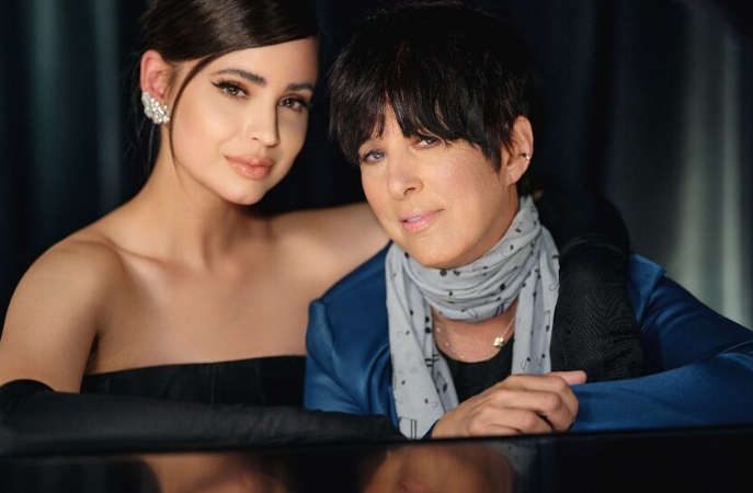 Actress and singer Sofia Carson, accompanied by songwriter Diane Warren, will perform the Oscar-nominated song “Applause” from “Tell It like a Woman” at the 95th Oscars. Photo: Academy of Motion Picture Arts and Sciences