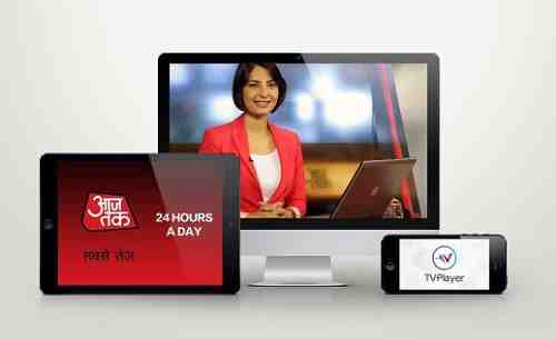 TVPlayer to Deliver Hindi News Channel Aaj Tak in UK