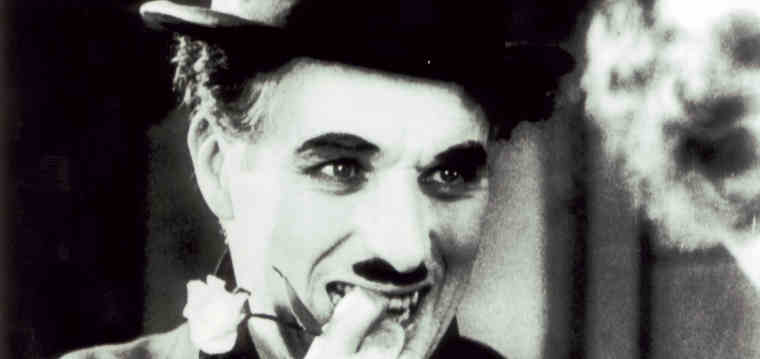 A scene from Charlie Chaplin's City Lights