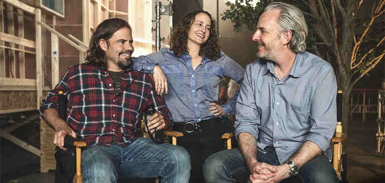(L to R): Screenwriter Peter Craig, Producer Nina Jacobson, and Director Francis Lawrence.