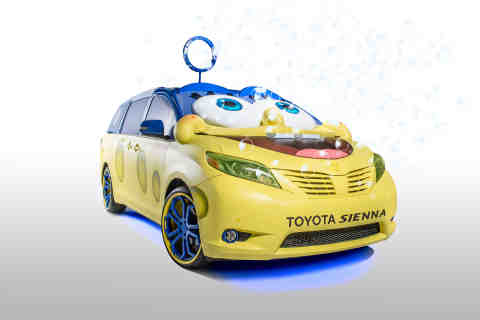 Toyota Sienna Gets Inspired by the SpongeBob Movie