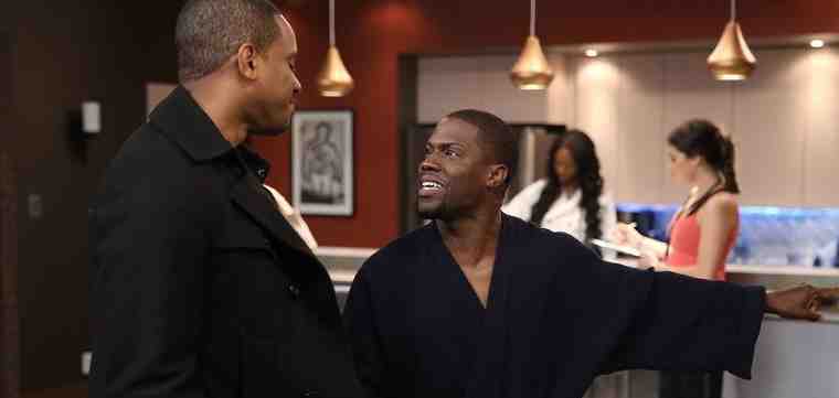 Kevin Hart and Duane Martin star in the Winter 2015 return episode of "Real Husbands of Hollywood". Photo credit: BET Networks / Tyler Golden
