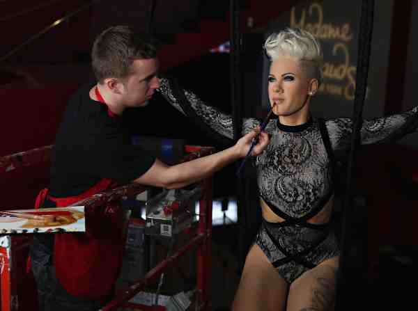 Madame Tussauds Unveils Wax Figure of Musician Pink