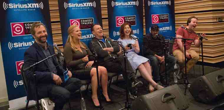 SiriusXM 'Town Hall' with Amy Schumer, Colin Quinn, Vanessa Bayer, Mike Birbiglia and Dave Attell hosted by Judd Apatow on SiriusXM's Comedy Central Radio