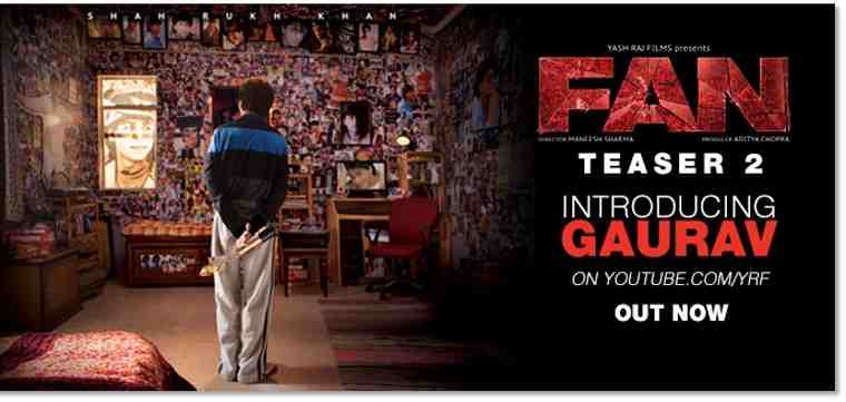 Yash Raj Films Releases New Teaser Trailer for Fan