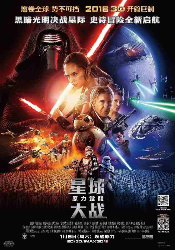 Star Wars: The Force Awakens to Open in China