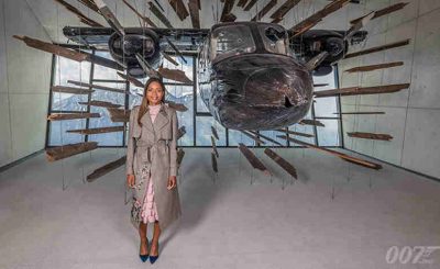 Naomie Harris Opens James Bond Exhibition in Austria