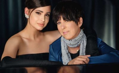 Actress and singer Sofia Carson, accompanied by songwriter Diane Warren, will perform the Oscar-nominated song “Applause” from “Tell It like a Woman” at the 95th Oscars. Photo: Academy of Motion Picture Arts and Sciences