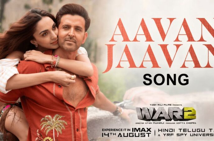 Yash Raj Films (YRF) has released the romantic track “Aavan Jaavan” from “War 2,” featuring superstars Hrithik Roshan and Kiara Advani. Photo: YRF