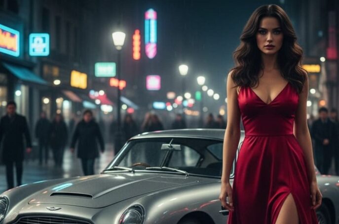 Representational image of a Bond Girl in the upcoming James Bond movie created with Google AI. Photo: RMN News Service