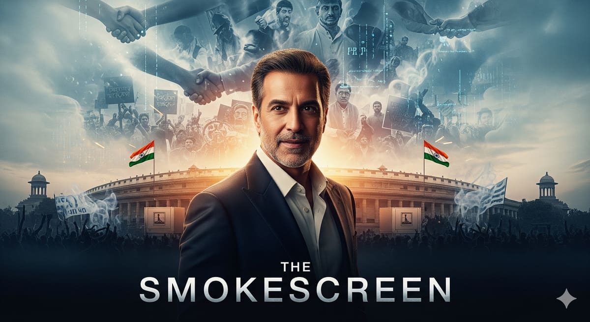 A Call to Filmmakers Worldwide: “The Smokescreen” – A Global Political Thriller in the Vein of The Godfather. AI-generated image. By Rakesh Raman / RMN News Service