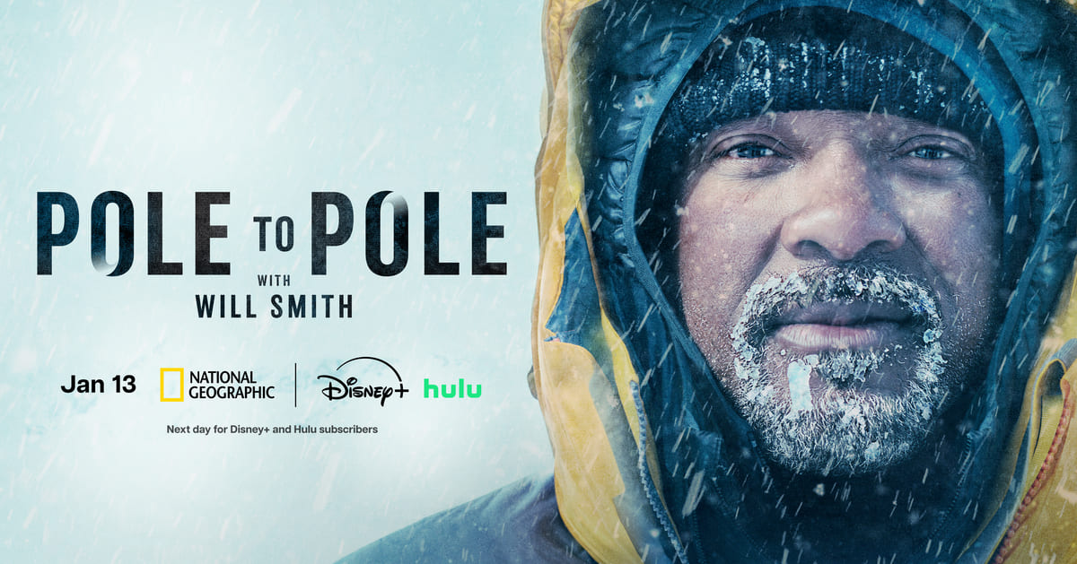 Will Smith Embarks on 100-Day Global Expedition in New National Geographic Series "Pole to Pole". Photo: National Geographic