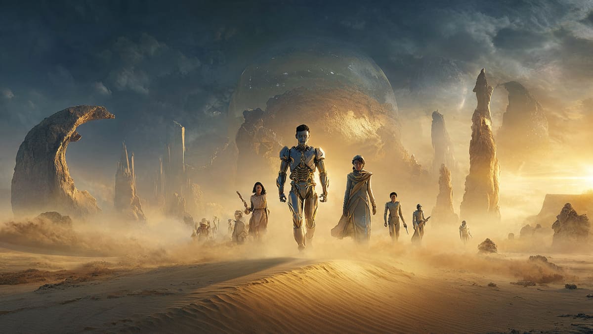 Representational AI-generated image of Robojit and the Sand Planet global entertainment project. By Rakesh Raman | RMN News Service