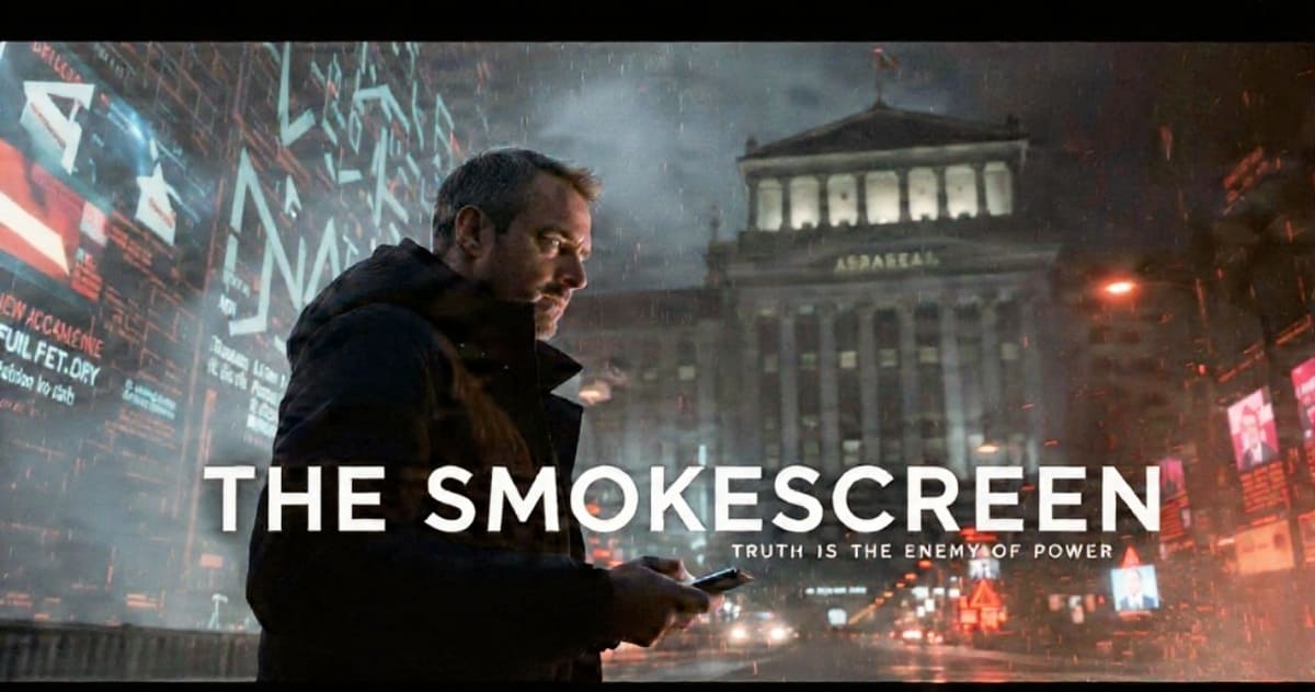 THE SMOKESCREEN — A High-Voltage Political Thriller Film Project by Rakesh Raman | Representational AI-generated Image