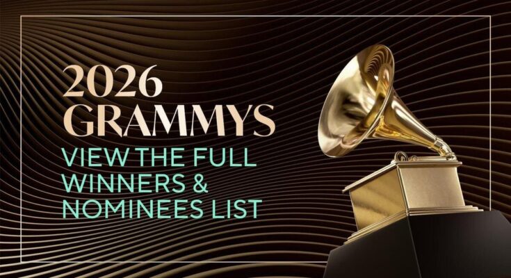 List of winners and nominees at the 2026 Grammys. Graphic Courtesy of the Recording Academy