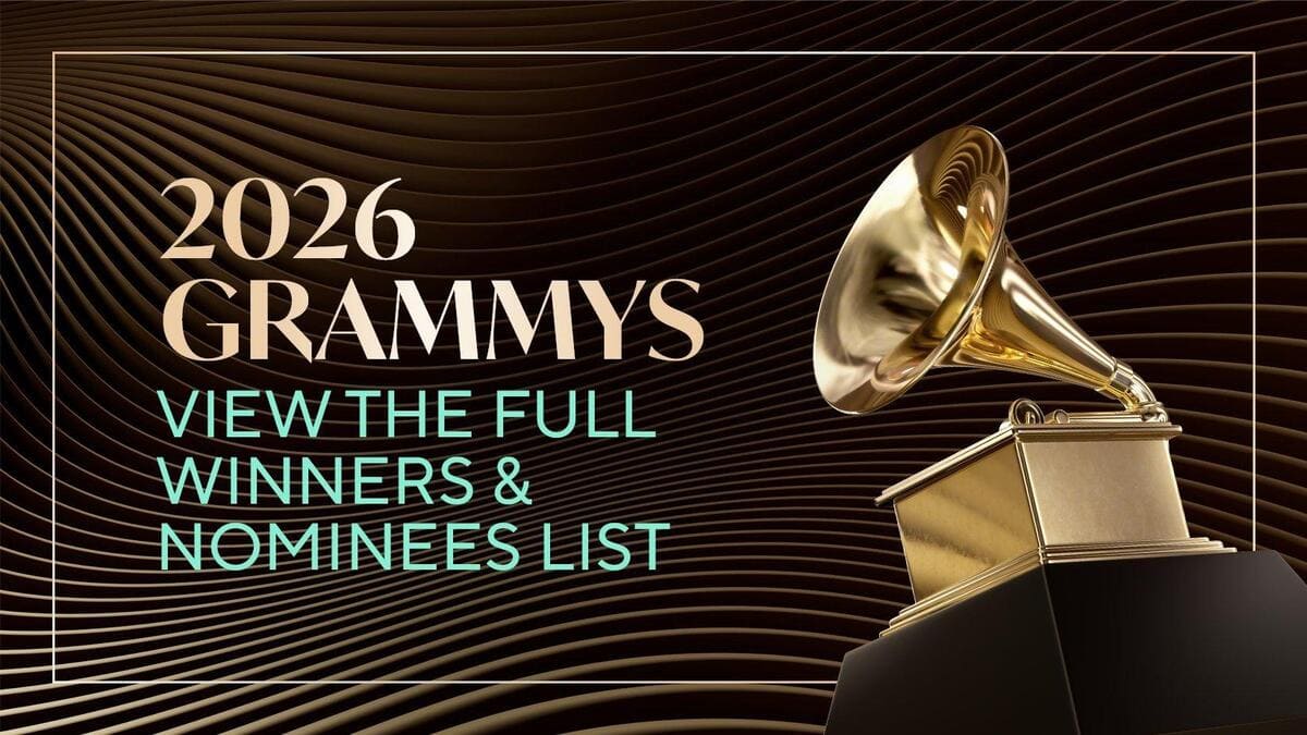 List of winners and nominees at the 2026 Grammys. Graphic Courtesy of the Recording Academy