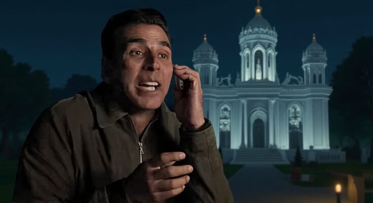 Representational AI-edited Image of a Screengrab from Bhooth Bangla Teaser | RMN Stars News