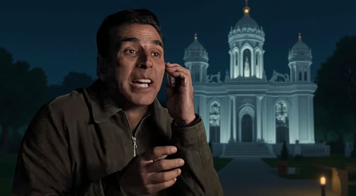 Representational AI-edited Image of a Screengrab from Bhooth Bangla Teaser | RMN Stars News