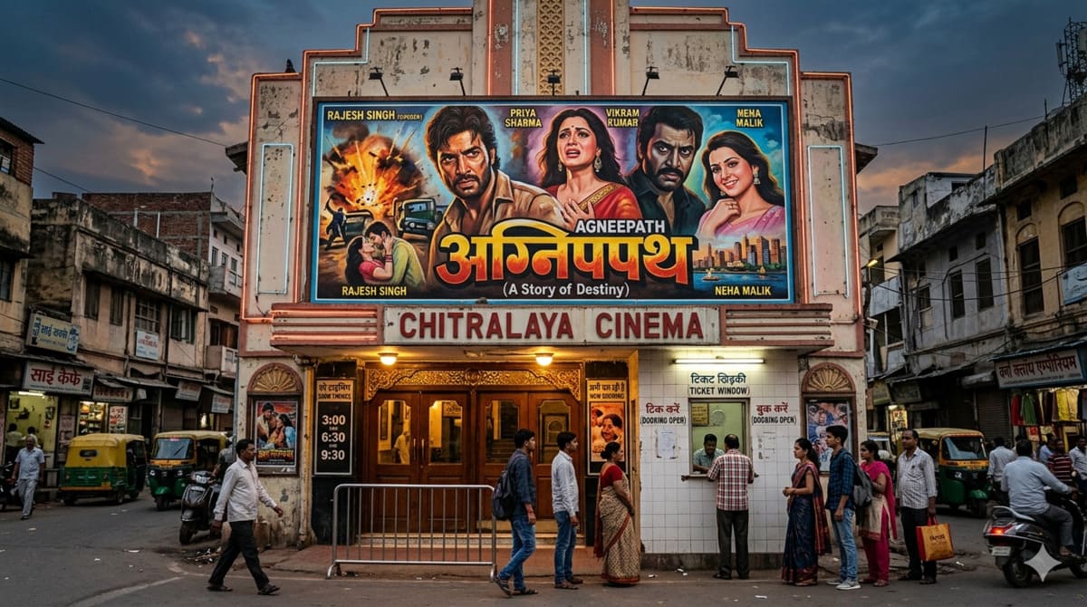 AI-generated Representational Image of a Bollywood Movie Theater | RMN Stars News Service