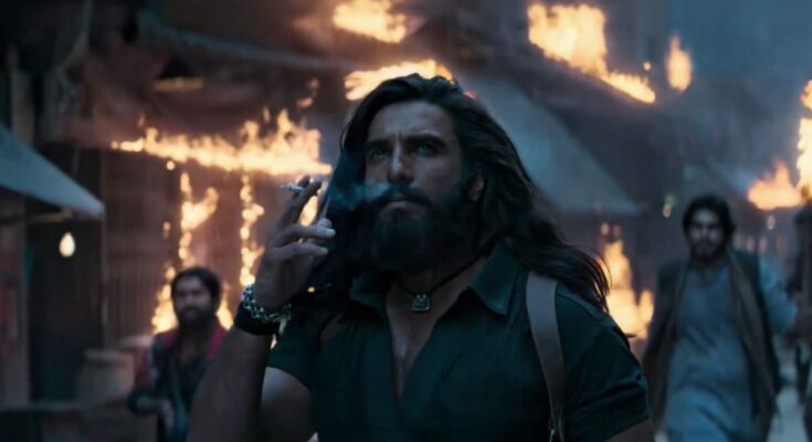 AI-edited Screengrab from the Trailer of Dhurandhar: The Revenge Bollywood Film