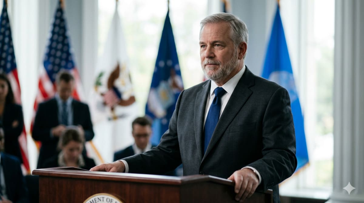 Arthur Sterling in THE SMOKESCREEN Film Project. Representational AI-generated Image