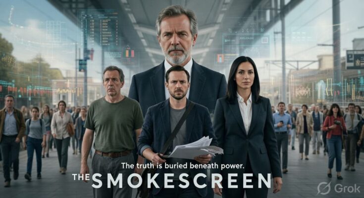 THE SMOKESCREEN: The truth is buried beneath power. A High-Voltage Political Thriller Film Project by Rakesh Raman | Representational AI-generated Image
