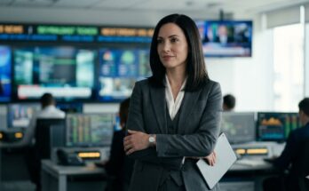 Sloane Whitaker in THE SMOKESCREEN. Representational AI-generated Image