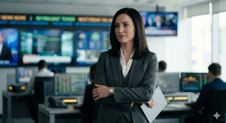 Sloane Whitaker in THE SMOKESCREEN. Representational AI-generated Image