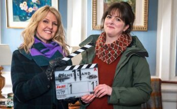 L-R: Ashley Jensen and Alison O’Donnell. Photo: BBC / Silverprint Films