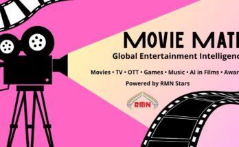 Movie Mate Global Entertainment Intelligence newsletter branding for RMN Stars.