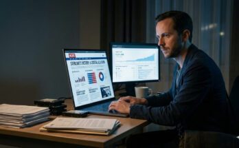 Elias Thorne publishes an investigative article exposing election anomalies in THE SMOKESCREEN political thriller.