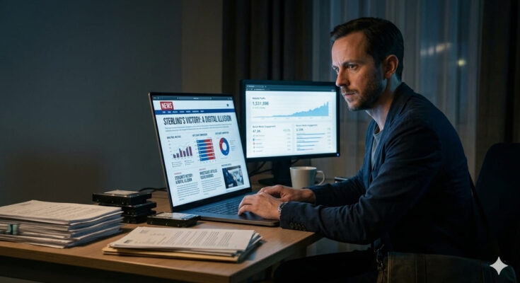 Elias Thorne publishes an investigative article exposing election anomalies in THE SMOKESCREEN political thriller.