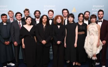 53rd Student Academy Award winners pose during the ceremony at TIFF Lightbox in Toronto.
