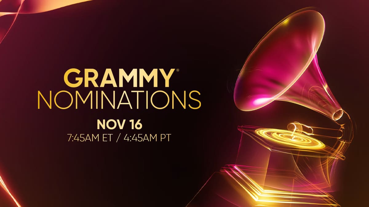 Official 69th Grammy Awards Nominations banner courtesy of the Recording Academy.