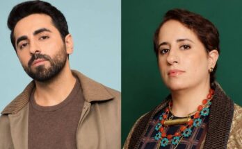 Actor Ayushmann Khurrana and producer Guneet Monga Kapoor headshots representing their film collaboration on Udta Teer.